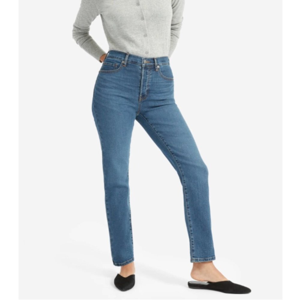 Everlane Stretch High Rise Cigarette Jean